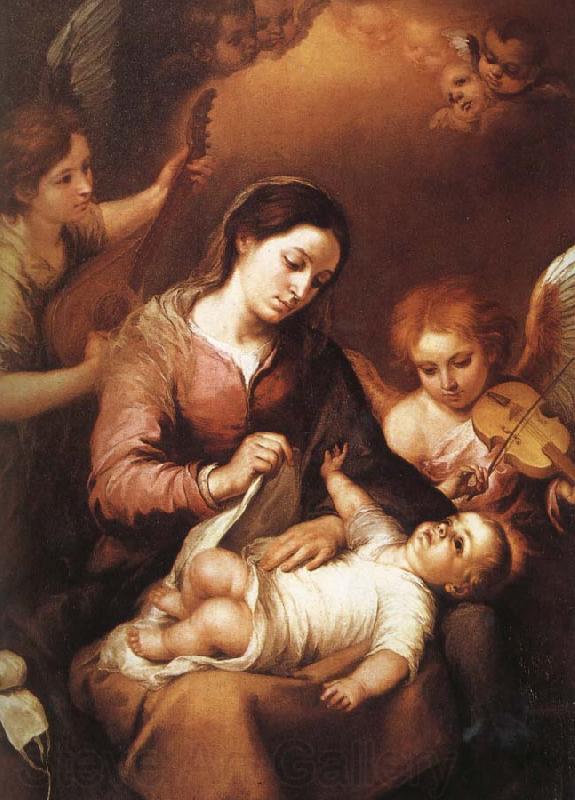 Bartolome Esteban Murillo Virgin and the Son France oil painting art